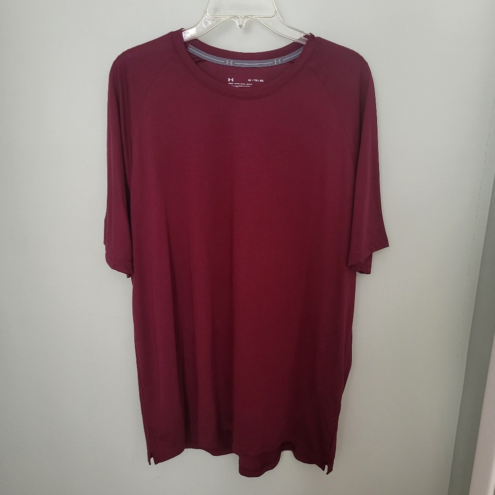 Under Armour Men's UA‎ Tech 2.0 short-sleeve t-shirt in maroon XL New Activewear